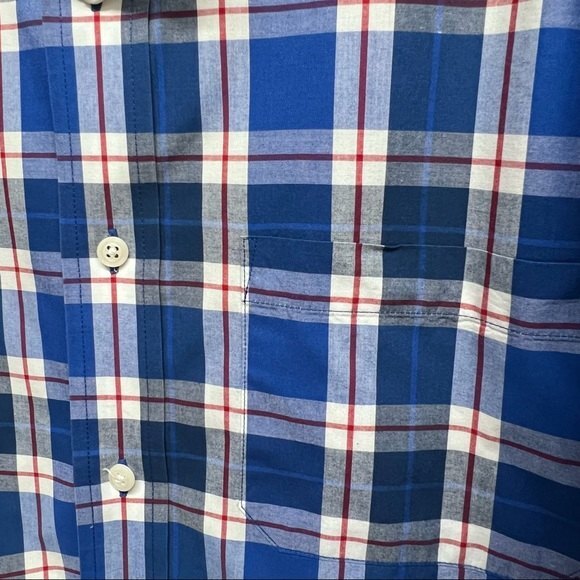 Pendleton classic button down plaid shirt men's large has button down collar - Picture 2 of 4